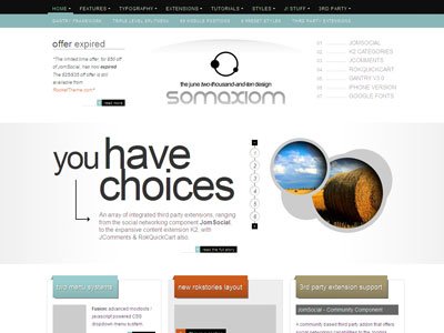 Somaxiom Joomla 1.6 Template