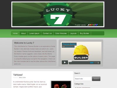 Lucky 7 Wordpress Child Theme
