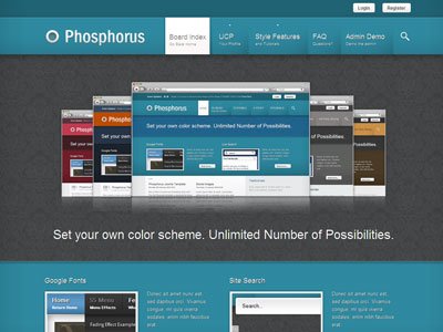 Phosphorus PhpBB3 Style Template