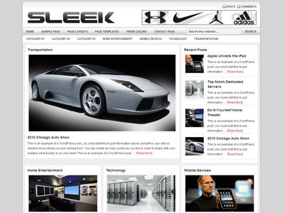 Sleek Child Wordpress Theme