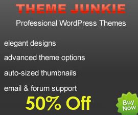 50% Theme Junkie Discount Coupon Code