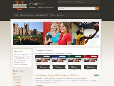 Academia Joomla Education Template
