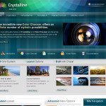 Crystalline Drupal Transparent Theme