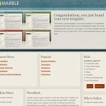 Marble Joomla Blog Template