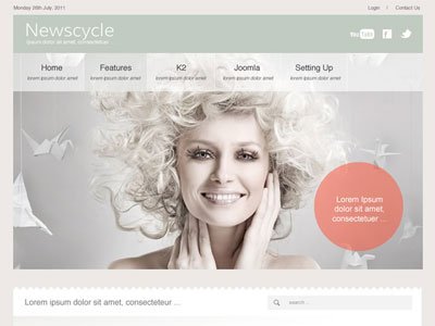 Newscycle Joomla Template