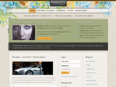 Paradox WordPress Theme