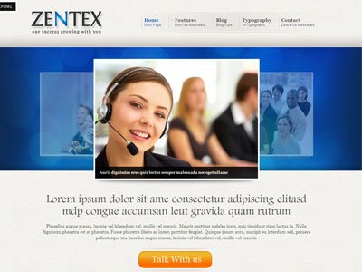 Zentex Joomla News Template