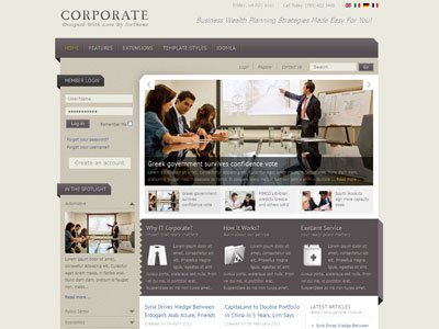 IT Corporate Joomla 1.6 Business Template
