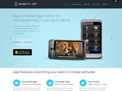 MobilityApp Wordpress Apps Showcase Theme