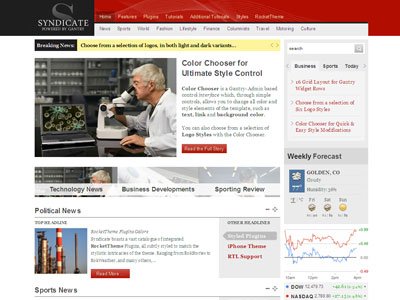 Syndicate WordPress News Theme