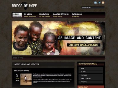 Bridge of Hope Wordpress Charity Theme