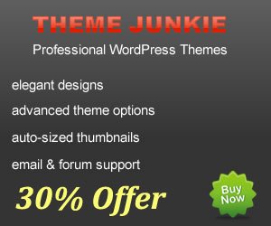 30 Theme Junkie Discount Coupon Code