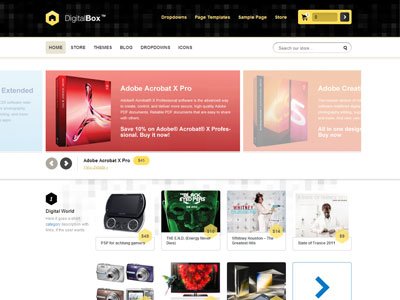 DigitalBox Wordpress Online Retail Shop Theme