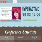 Entropy WordPress Conference Schedule Theme