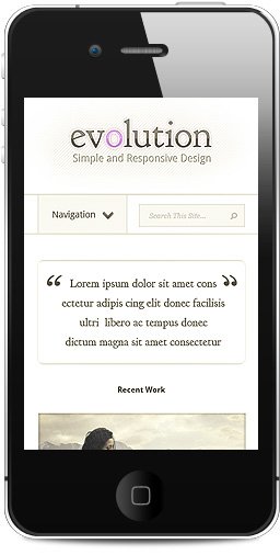 Evolution WordPress Responsive Theme