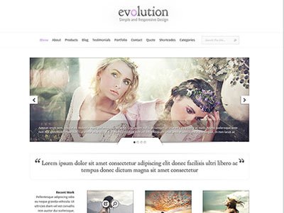 Evolution Wordpress Web Design Theme