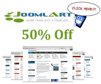 50% JoomlArt Coupon Code