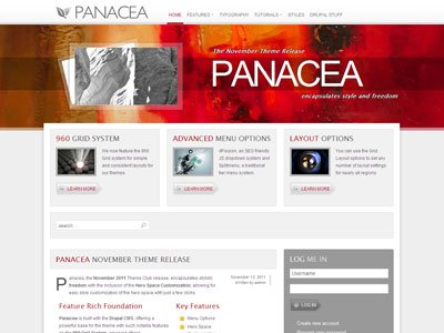 Panacea Drupal 7 Theme