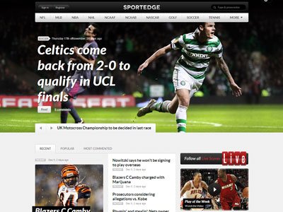 SportEdge Wordpress Live Score Theme