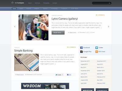 TechCompass Wordpress Technology Theme