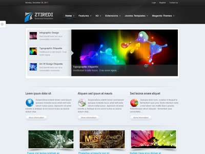 ZT Iredi Joomla Web Design Company Template