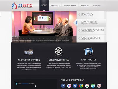 ZT Setic Joomla Television Template