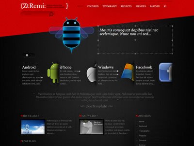 ZT Remi Joomla Software Template