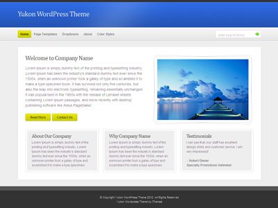 Yukon WordPress Business Theme