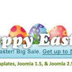 Up to 50% Happy Easter Joomla Offer