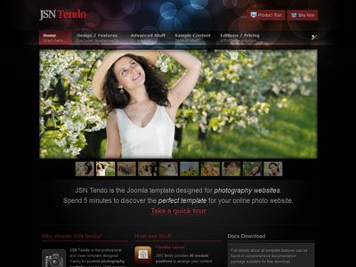 JSN Tendo Joomla Photo Gallery Template