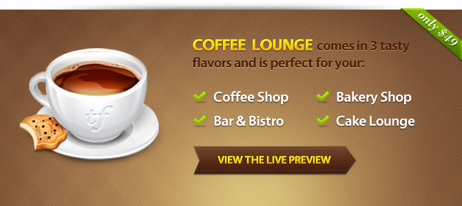 Coffee Lounge WordPress Theme