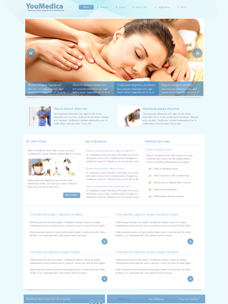 YouMedica Joomla Medical Template