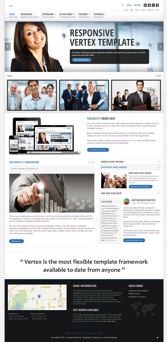 Corporate Response Joomla Template