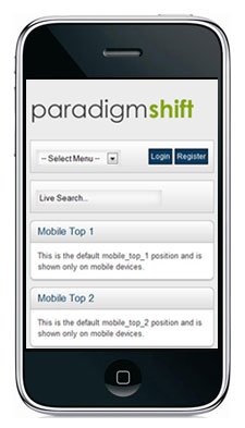 Paradigm Shift iPhone Theme