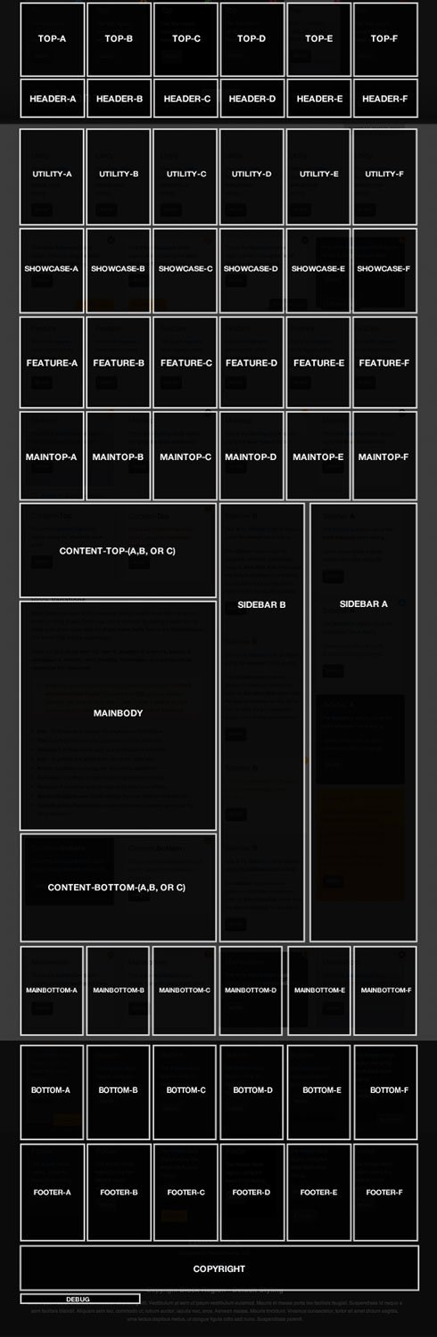 Tachyon Drupal Block Regions