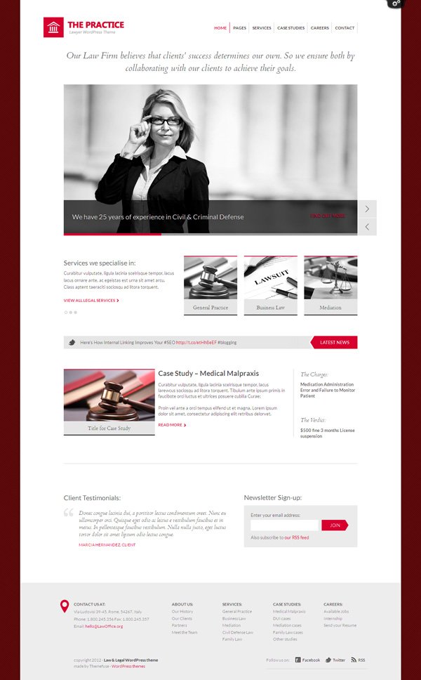 The Practice WP Law & Legal Consulting Theme