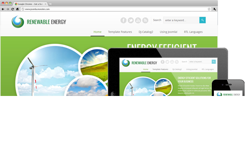 JM Renewable Energy Joomla Template 