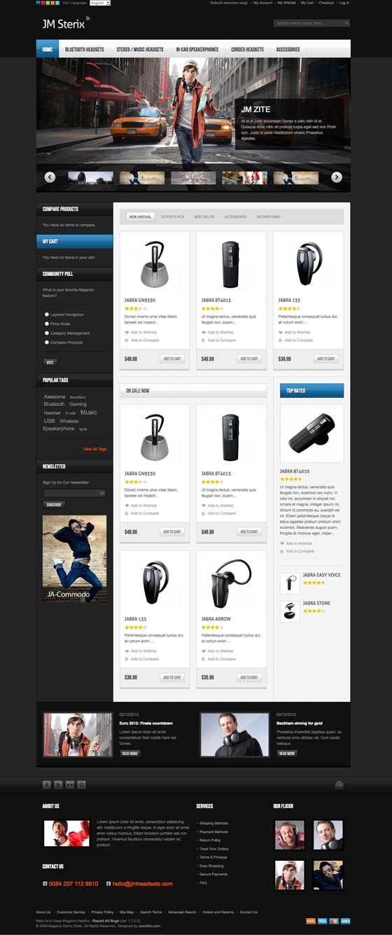 JM Sterix Magento eCommerce Theme