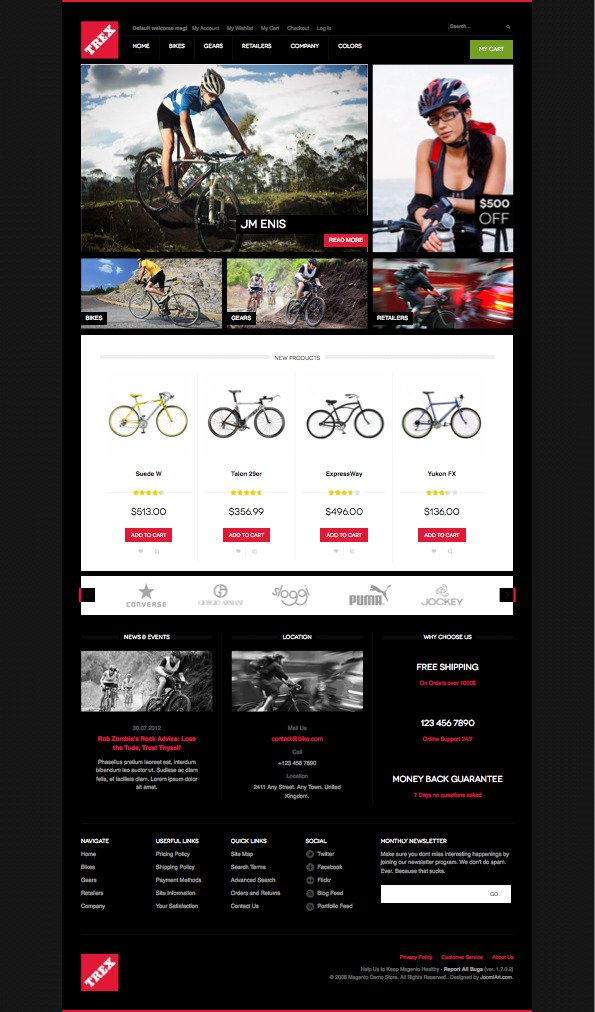 JM Trex Responsive Magento Theme