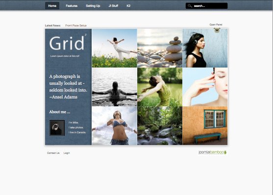 Grid 2 Joomla Magazine Template