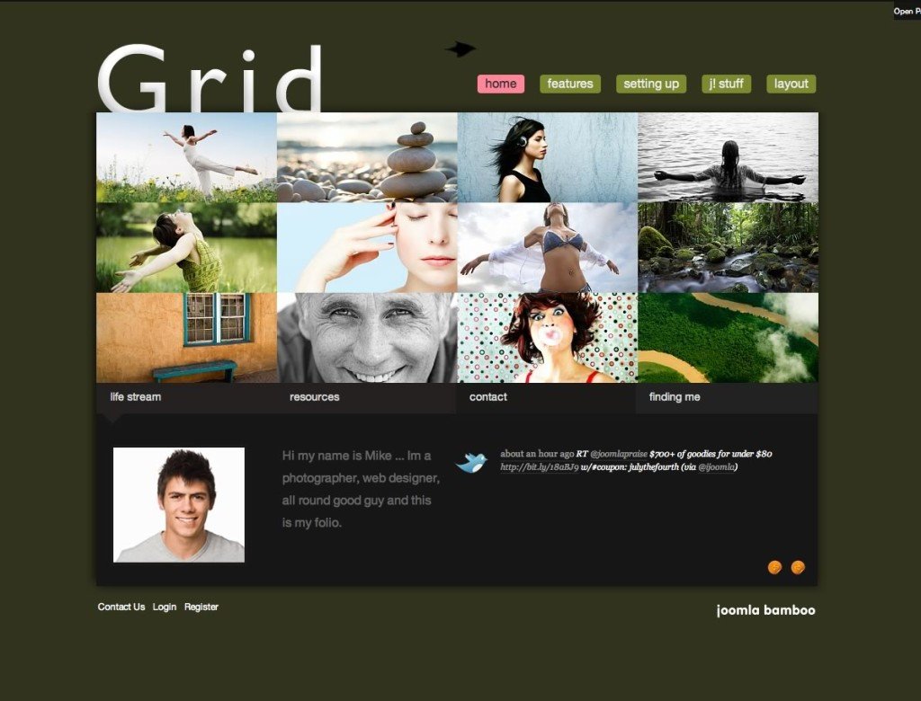 Grid - Photo Magazine Template