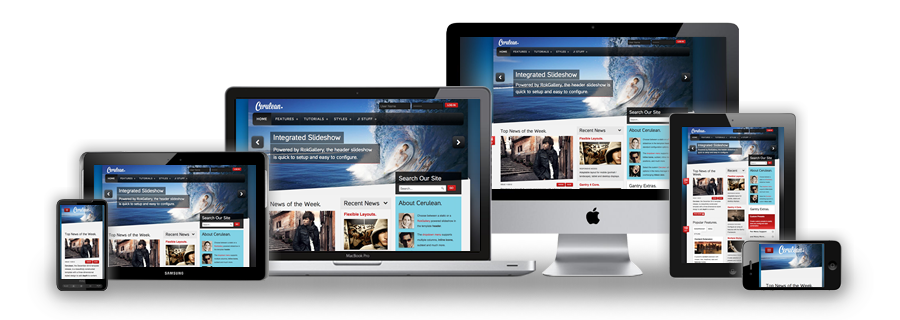 Cerulean Responsive Joomla Template