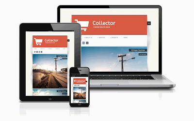 Collector Responsive Joomla Template