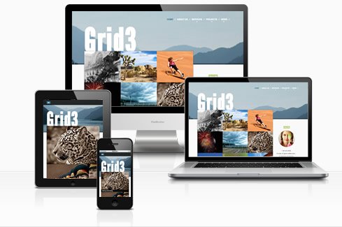 Grid3 Responsive Joomla Photographer Template