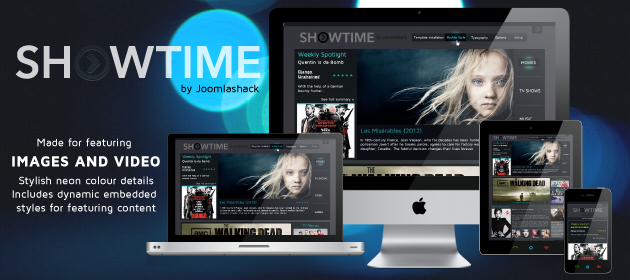 Showtime Joomla Images & Video Template