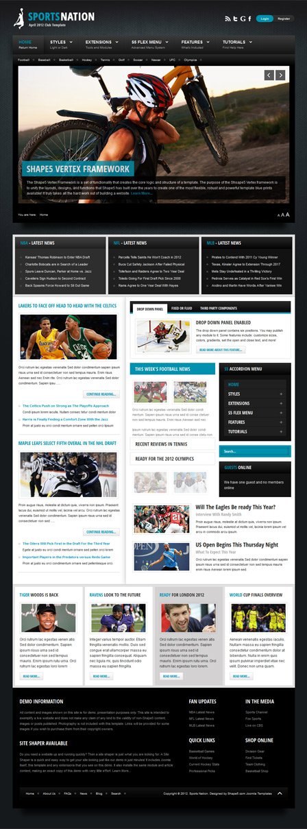 Sports Nation WordPress Responsive Sports News Theme