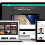 OnePager WordPress One Page responsive Portfolio Template