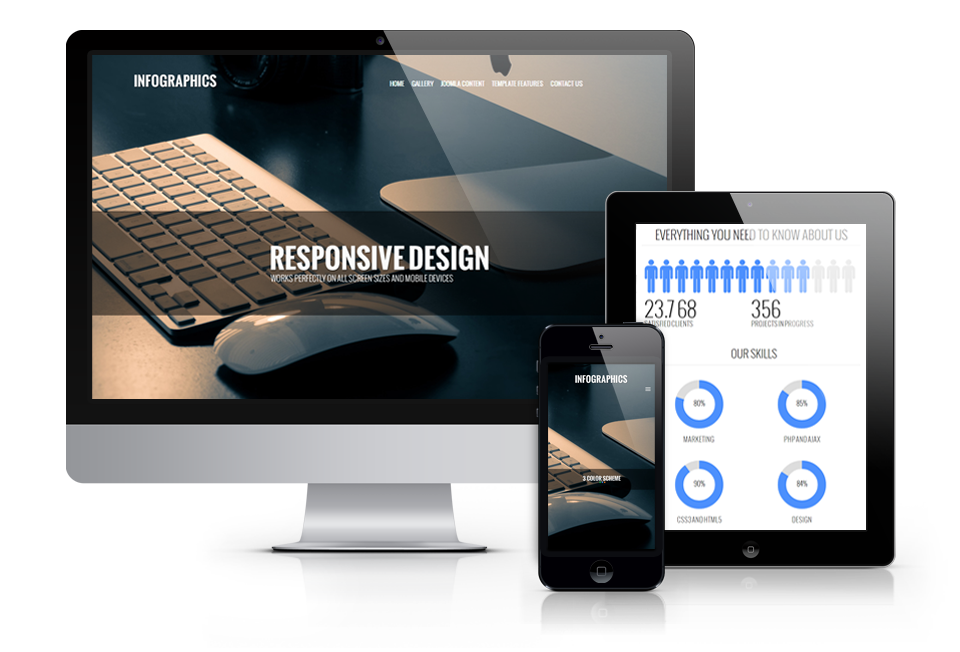 Infographics Joomla Business Template