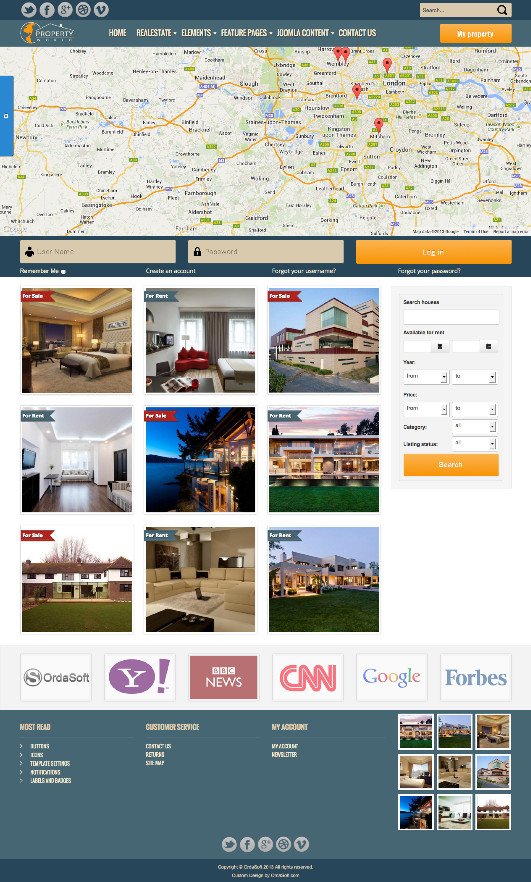OS World Property Real Estate Template