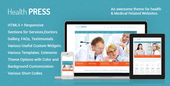 HealthPress Health and Medical Theme